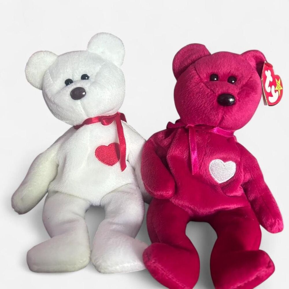 Valentine's Beanie Babies Set